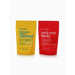 Скраб для тела Bohemian sugar and coconut, сахарный, кокосовый, 220 г, Miss Organic