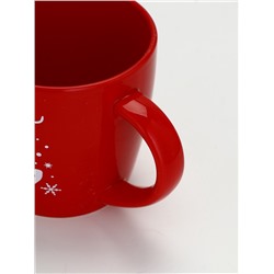 УЦЕНКА Кружка керамическая новогодняя «Счастья в новом году», 370 мл