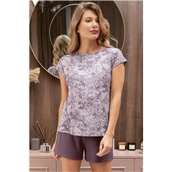Комплект жен: фуфайка (футболка), шорты Mia Cara AW22WJ363A Rosa Del Te