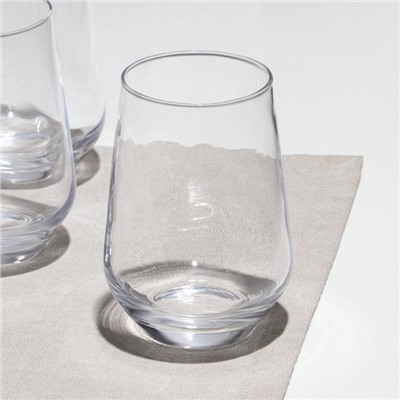 УЦЕНКА Набор стаканов, 400 мл, d=6 см, h=12 см, 5 шт., стекло, прозрачный