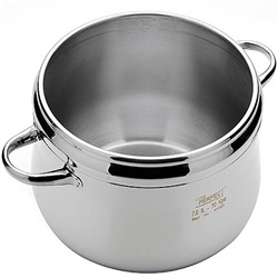 800-07 Скороварка 7л.+ стек. крышка нержавейка HOME PERFECT(х4)