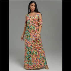 Платье Ялта (Леопард салатовый)