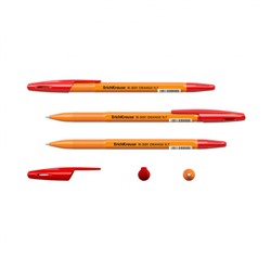 Ручка шариковая R-301 Orange Stick красная 0.7мм 43196 ErichKrause