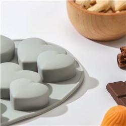 Форма для шоколада «Лямур», силикон, 20.5×19×2 см, 9 ячеек, МИКС