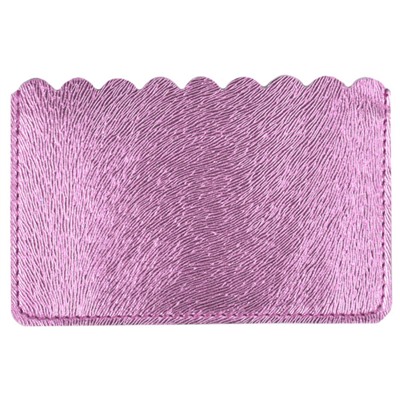 Чехол для пластиковых карт "ДИСКО РОЗОВЫЙ" 2 отделения 60х105 мм 48399 Феникс