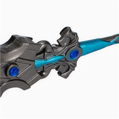 Макет оружия «Сувенирный меч Арта», подвесной, брелок, 27 см, серебристый с голубым