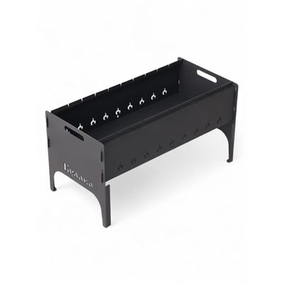 Мангал разборный «Булава» макси, 60×30×32 см, толщина металла 2 мм, с сумкой