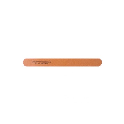 Zinger Пилка для натуральных ногтей абразивная прямая / Classic EJ-101, 150/220 грит, коричневый KRISTALLER, 1110370