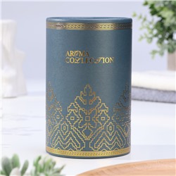 Ароматическая свеча в стакане Aroma collection, 260 г, белый чай, в тубусе, соевый воск
