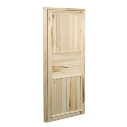 Дверь для бани и сауны «Эконом», 160×70 см, деревянная, «Добропаровъ»