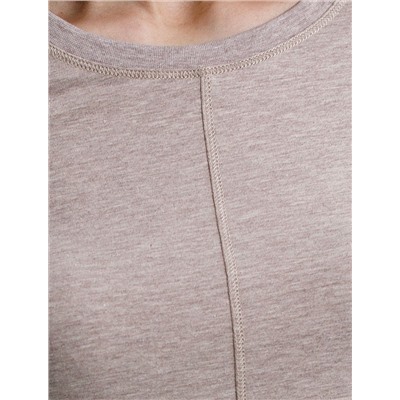 Лонгслив из премиального хлопка с эластаном