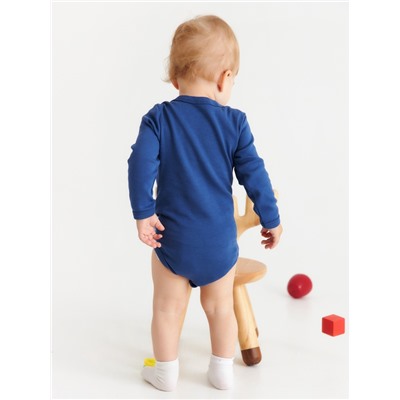 Боди для мальчика «Крошка Я. Любимчик девчонок», рост 86-92 см, белое, синее