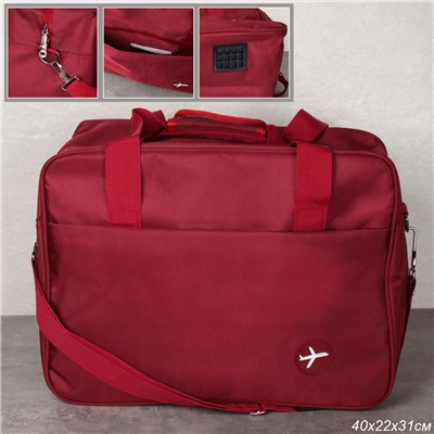 Сумка дорожная 40х22х31 см / BAG-65721/4 /уп 20/красная
