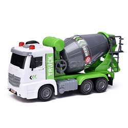 Машина "Бетономешалка" на батарейках, в коробке