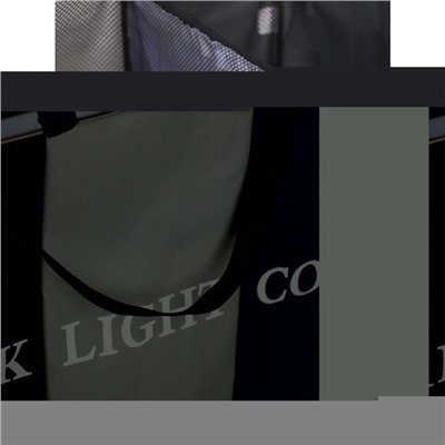 Корзина для белья Доляна Color, складная, тройная