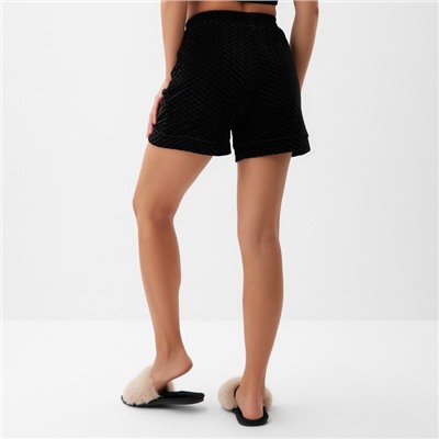 Шорты женские KAFTAN «Бархат» размер 40, черный