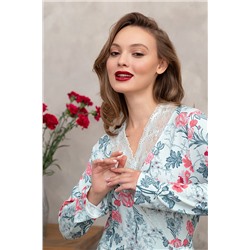 Халат ночной женский Mia Cara SS23WJ330 Blueberry Night
