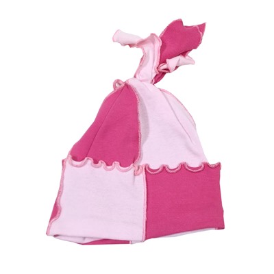 В572 Шапка-узелок для девочки "Арлекино"