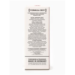 Парфюмерное масло женское с феромонами Formula Sexy Collection Vanilla U109, 8 мл (по мотивам Vanilla Blend (Zielinski & Rozen)