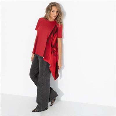 Футболка асимметричного кроя, Я здесь главная