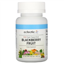 Eclectic Institute, Blackberry Fruit, 480 mg, 90 Non-GMO Veg Caps