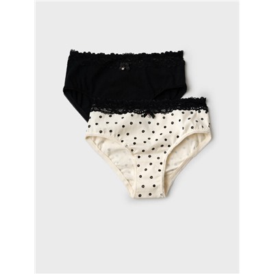 Трусы трикотажные для девочек, 2 шт в комплекте