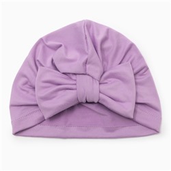 Шапка детская «Крошка Я. Бант», размер 48, сиреневая