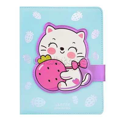 Дневник 1-11 кл. "Kitty"   кожзам 48 листов, белая бумага 80 г/м²