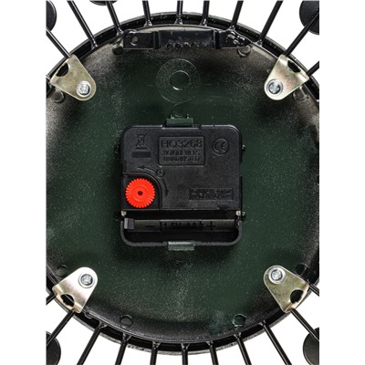 УЦЕНКА Часы настенные «Лучи-Перья», серия: Ажур, плавный ход, d=50 см, циферблат 14.5 см