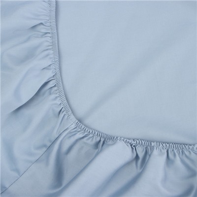 Простыня на резинке 1.5-спальная SL Home Sea, 160×200+30 см, сатин