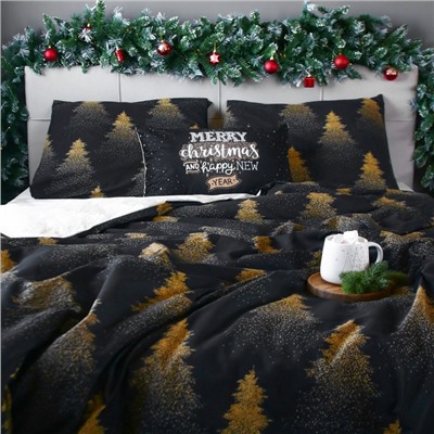 Постельное бельё дуэт «Этель» Golden Christmas, бязь