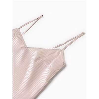 Топ домашний на бретелях женский MINAKU: Home collection, бежевый, размер 42