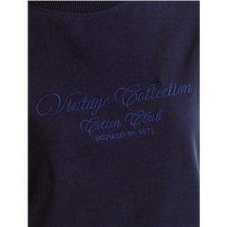 Футболка свободная с принтом из футера двухнитки с эластаном