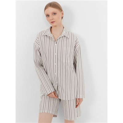 КОМПЛЕКТ ЖЕНСКИЙ (РУБАШКА, ШОРТЫ) 592597