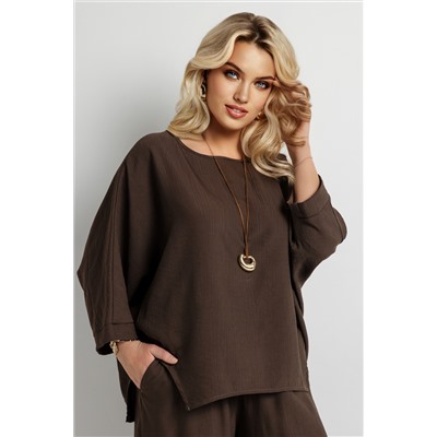 Блузка женская  4512/53/Коричневый