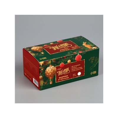 Гирлянда «Бахрома» 4×0.6 м, IP44, прозрачная нить, 180 LED, свечение белое, мерцание белым, 220 В