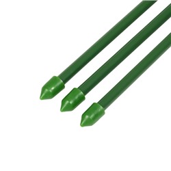 Кустодержатель, d=32–30–28–26–24 см, h=150 см, 5 колец, металл, зелёный, Greengo