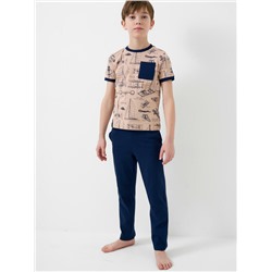 Комплект трикотажный для мальчиков: фуфайка (футболка), брюки