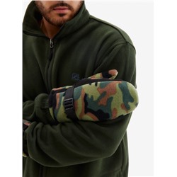 Варежки флисовые зимние мужские, размер 25 см, хаки