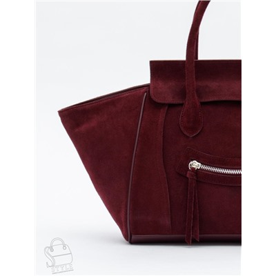 Сумка женская кожаная 999027NN wine red Natale Navetta