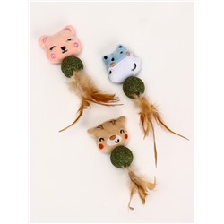 Игрушка с кошачьей мятой «Животные», 18 см, Микс видов