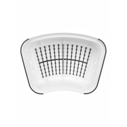 Табурет-подставка детская, для ног, антискользящая., белая, серая