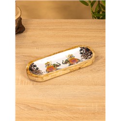 Подставка под благовония «Слоны», 28×10×3 см, манговое дерево