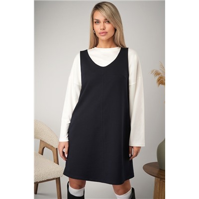 Женское офисное платье - сарафан Happyfox