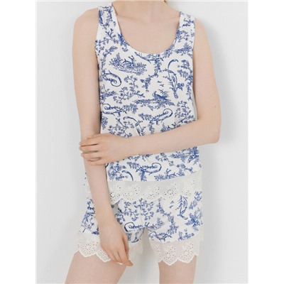 КОМПЛЕКТ ЖЕНСКИЙ (ДЖЕМПЕР, ШОРТЫ) 592398