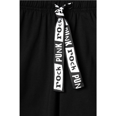 Комплект трикотажный для девочек: фуфайка (футболка), шорты PLAYTODAY, 1240079