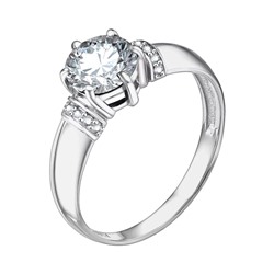 Кольцо из серебра куб.циркон., Л-21419