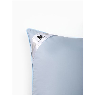 Подушка высокая «Belashoff. Стандарт-Н», 50×70 см, пух 30%, перо 70%, тик 100 %, голубая