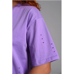 7458 футболка женская (Сиреневый)