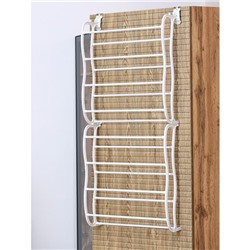 Обувница надверная, 8 ярусов (на 24 пары обуви), 50×20×124 см, цвет белый